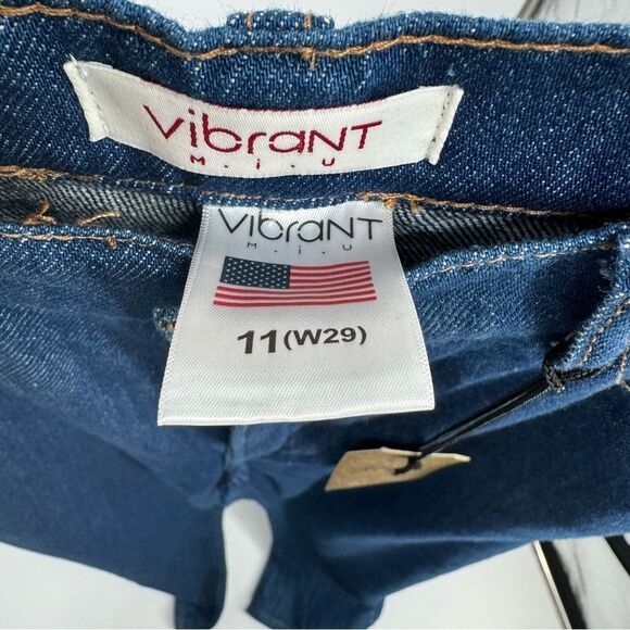 NWT Vibrant MIU Women Wide Leg Jeans Size 11(W29) - Picture 8 of 9